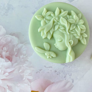 Handmade Artisan Natural Soap | Charming Portraits-Serephina | Aloe Vera, Green Tea & Citrus Scent – With Silk & Aloe Vera - Tammi Home