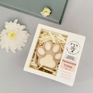 Handmade Artisan Natural Soap，Classic Collection – Pawesome Times – Grapefruit, Banana & Pineapple Scent - Tammi Home