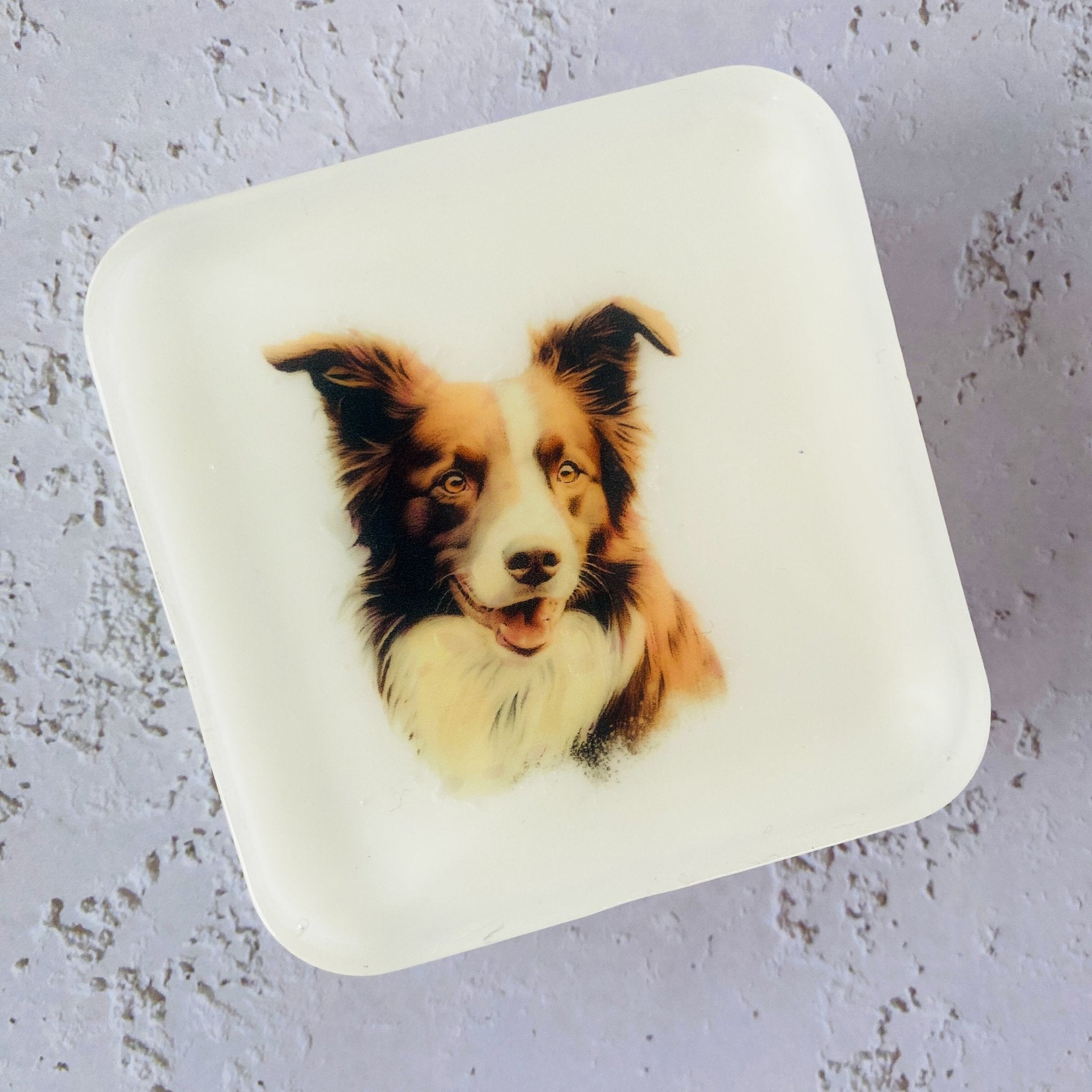 Handmade Artisan Soap，Furry Friends Collection – Border Colliee - Canine Charm - Tammi Home