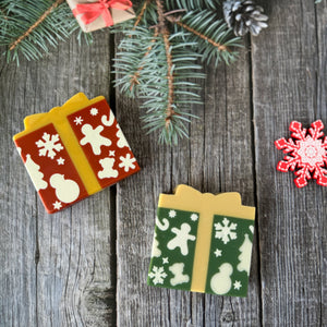 Handmade Artisan Christmas Soap | Christmas Day - Green | Pine, Bayberry, Orange & Cinnamon Scent - Tammi Home