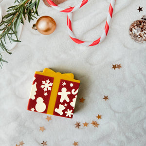 Handmade Artisan Christmas Soap | Christmas Day - Red | Pine, Bayberry, Orange & Cinnamon Scent - Tammi Home