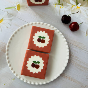 Handmade Artisan Soap | Cherry Charm | Black Cherry & Rasberry Scent - Tammi Home