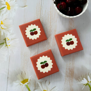 Handmade Artisan Soap | Cherry Charm | Black Cherry & Rasberry Scent - Tammi Home