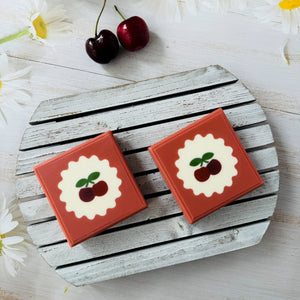 Handmade Artisan Soap | Cherry Charm | Black Cherry & Rasberry Scent - Tammi Home