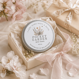 Pocket Garden Mini Soaps – Handmade Floral Soap Gift Tin - Tammi Home