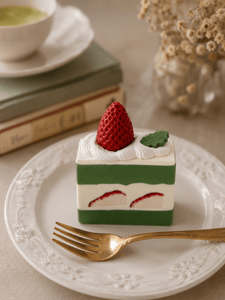 Strawberry Matcha Slice – Matcha Latte Scent | Handmade Artisan Soap - Tammi Home