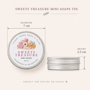 Sweets Treasure Mini Soaps – Handmade Soap Gift Tin - Tammi Home