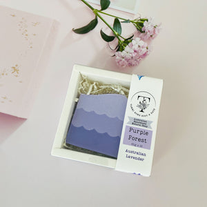 Handmade Artisan Natural Soap, Classic Collection – Purple Forest – Australian Lavender Scent - Tammi Home