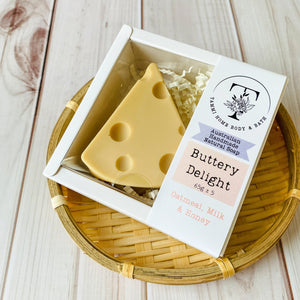 Handmade Artisan Natural Soap，Classic Collection – Buttery Delight – Oatmeal, Milk & Honey Scent - Tammi Home