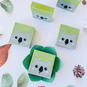 Handmade Artisan Natural Soap，Classic Collection – Koala's Love – Eucalyptus & Spearmint Scent - Tammi Home