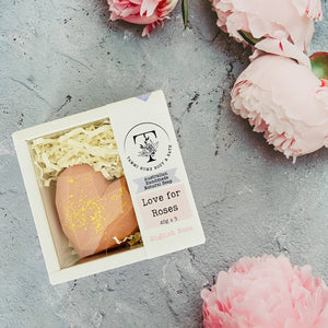 Handmade Artisan Natural Soap，Classic Collection – Love for Roses – English Roses Scent - Tammi Home