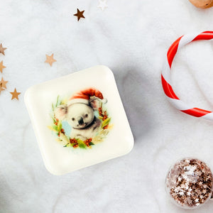 Handmade Artisan Soap | Christmas Down Under - Koala | Christmas Cedar Scent - Tammi Home