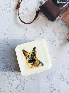 Handmade Artisan Soap，Furry Friends Collection – German Shepherd - Canine Charm - Tammi Home