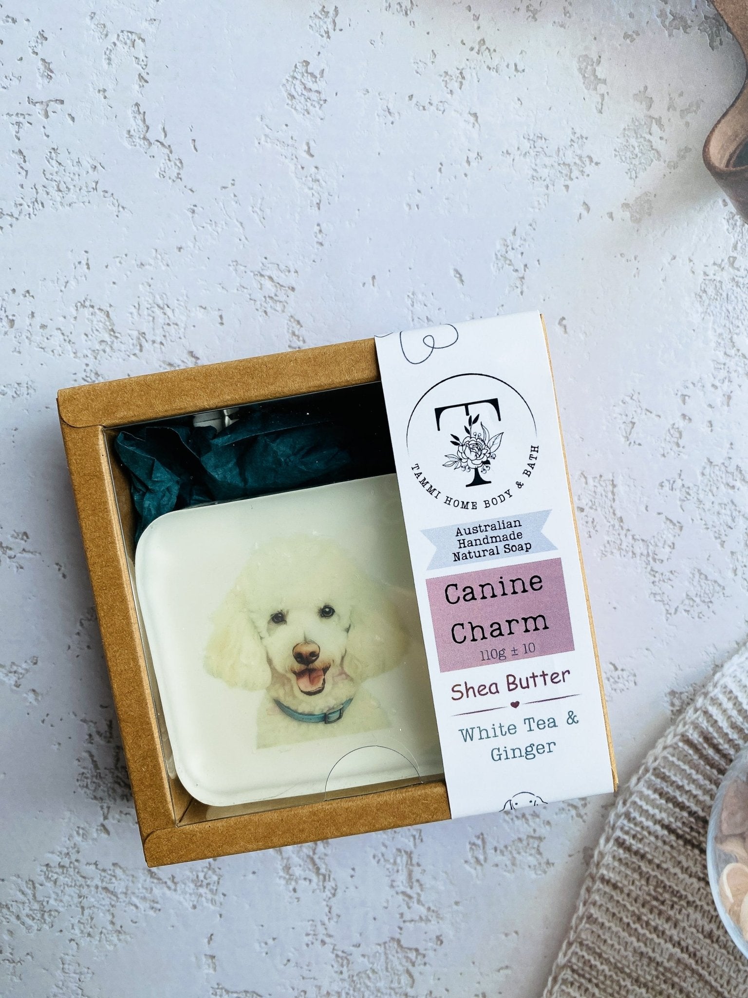 Handmade Artisan Soap，Furry Friends Collection – Poodle - Canine Charm - Tammi Home